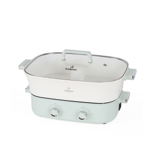 Bếp Lẩu Nướng 2 Ngăn Kalpen PP66 Tháo Rời 6.5 Lít