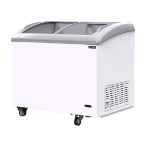 Tủ Đông Sanden SNC-0355 Cửa Kính Cong 330 Lít