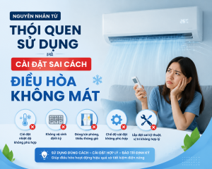 Nguyên nhân từ thói quen sử dụng và cài đặt sai cách