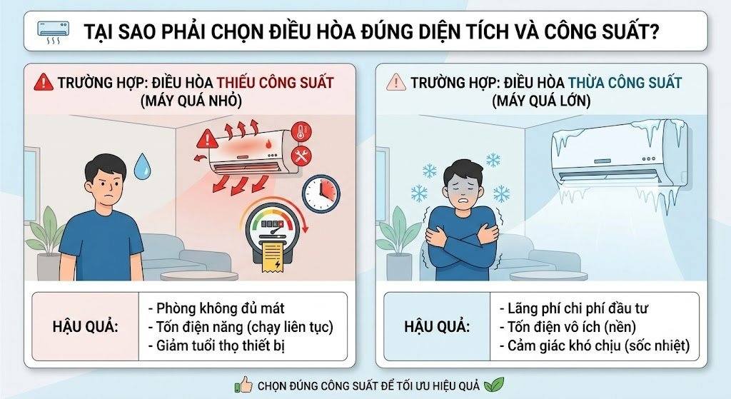 Cách Chọn Điều Hòa Phù Hợp Với Diện Tích Phòng Chuẩn Xác Nhất