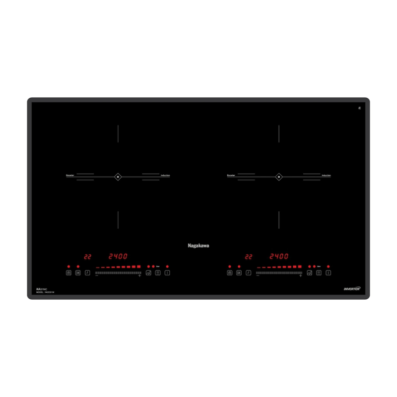 Bếp Đôi Điện Từ Nagakawa NK2C01M
